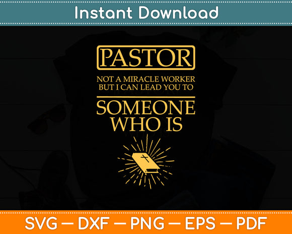 Pastor Appreciation Art Minister Clergy Bible Svg Digital Cutting File