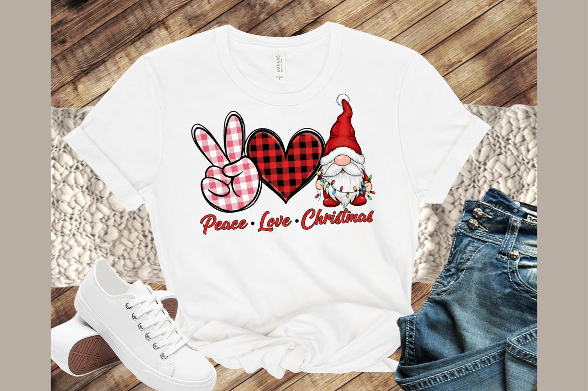 Peace Love Christmas PNG