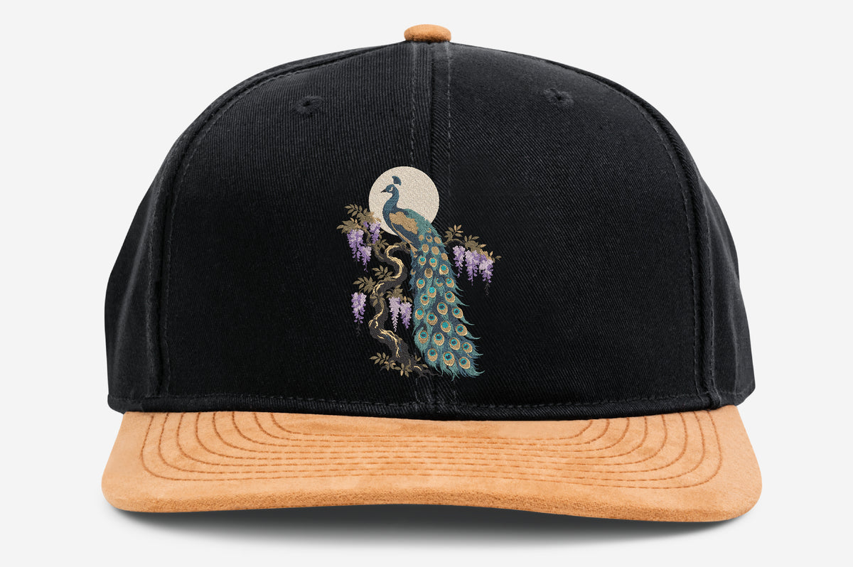 Peacock Embroidery Design – Beautiful Peacock Bird Machine Embroidery Pattern, Elegant Exotic Bird & Nature Embroidery Design