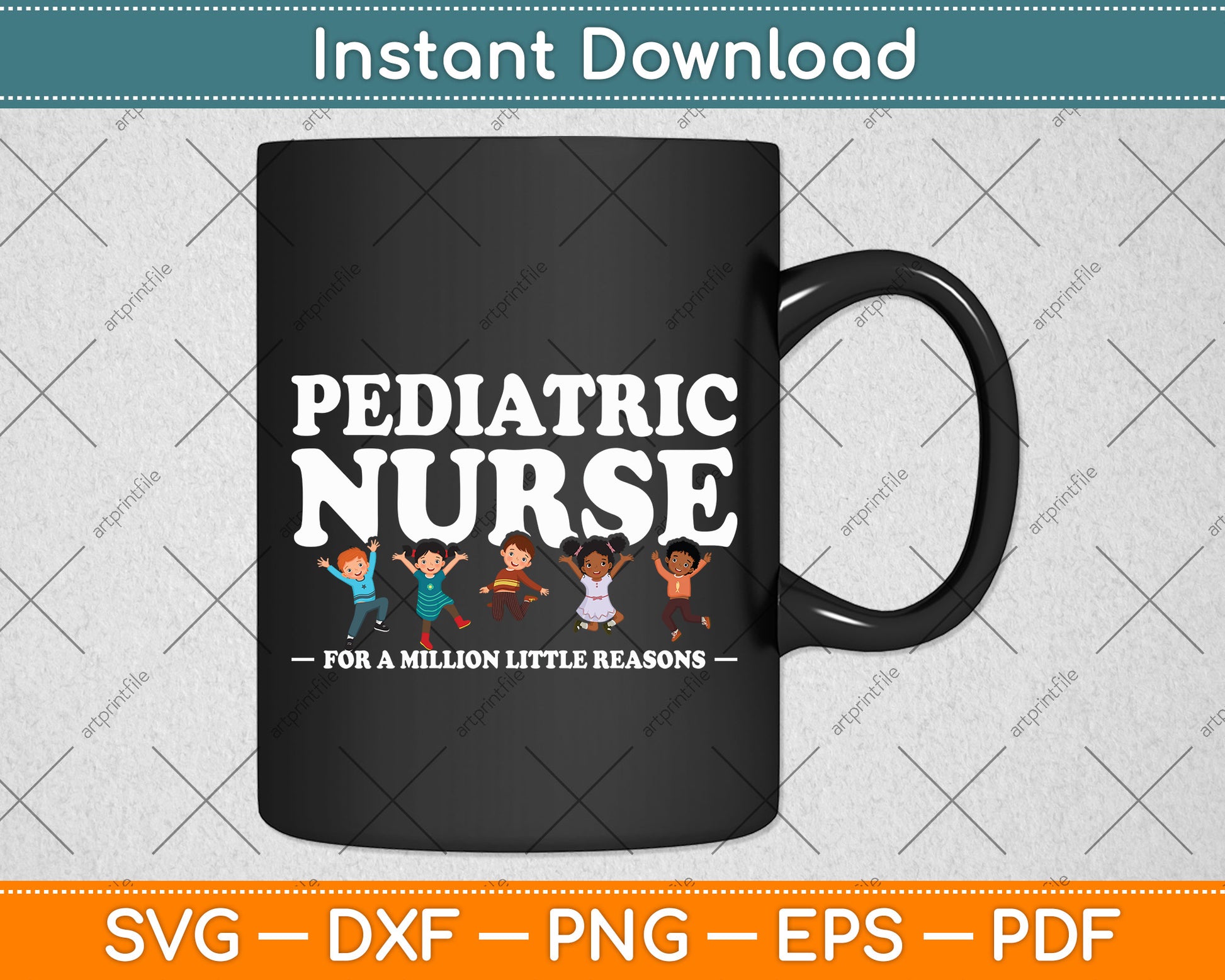 Pediatric Nurse For A Million Little Reasons Funny Ped Nurse Svg Digital Cutting File