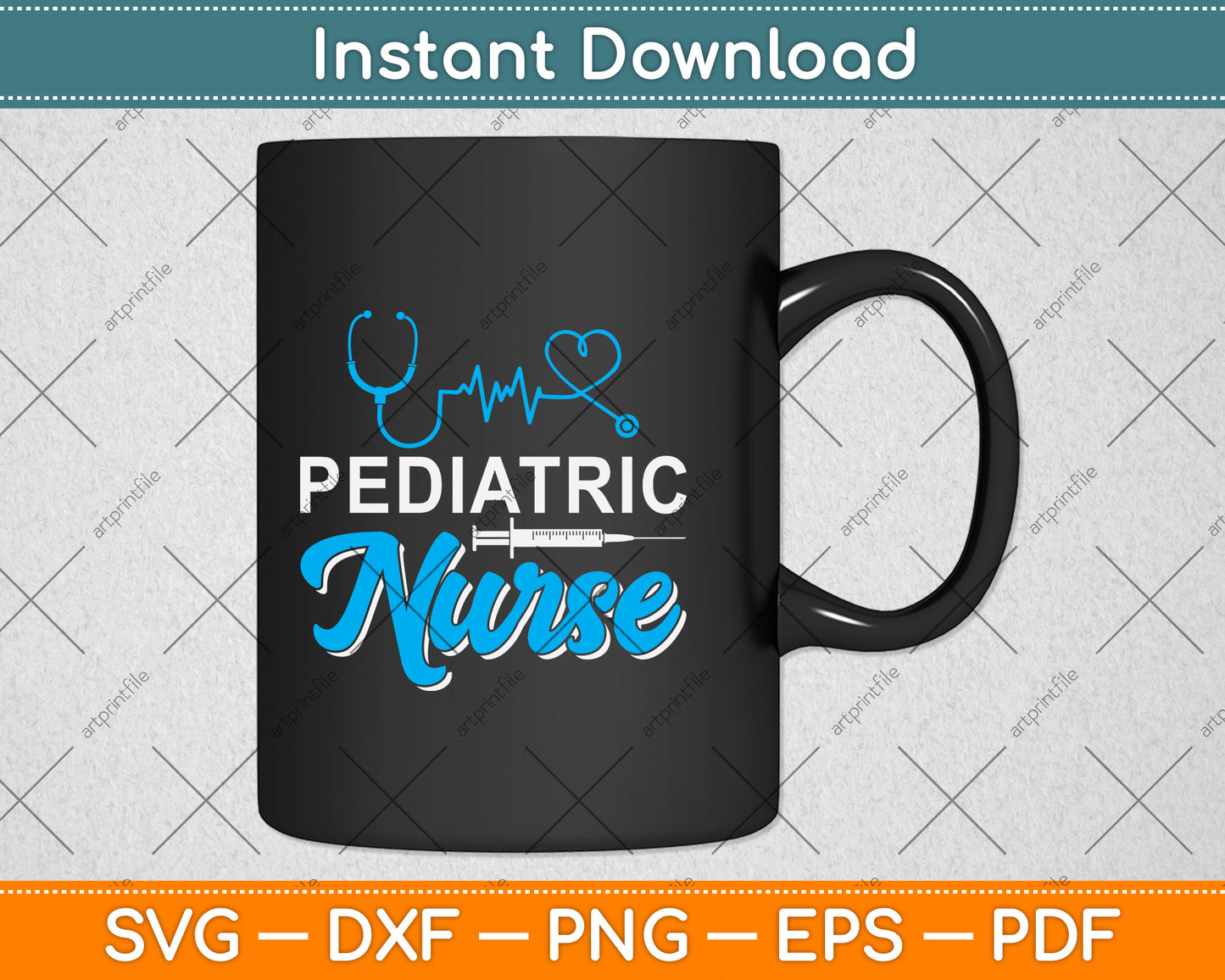 Pediatric Nurse Lovers Svg Png Dxf Digital Cutting File