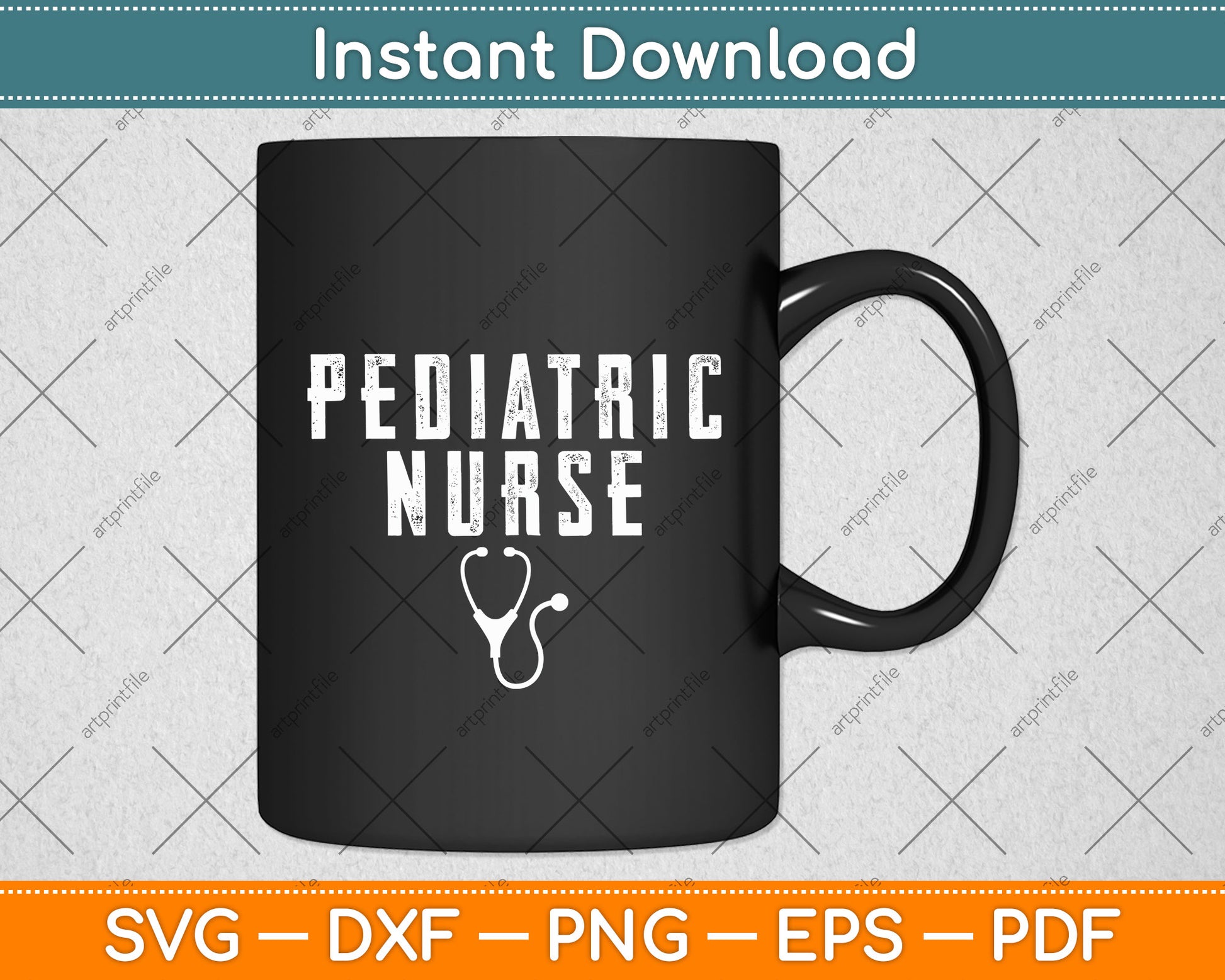 Pediatric Nurse Outfit For Pediatric Nursing Svg Png Dxf Digital Cutting File