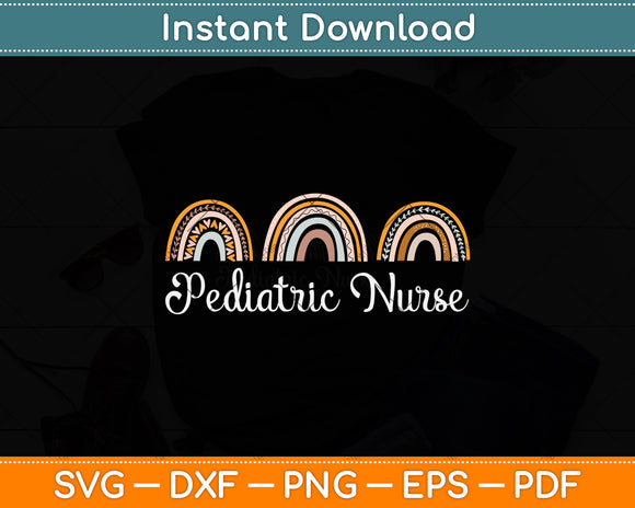 Pediatric Nurse Mothers Day Svg Png Dxf Digital Cutting File