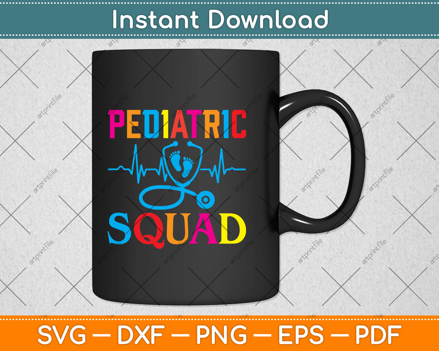 Pediatric Squad Lovers Svg Png Dxf Digital Cutting File