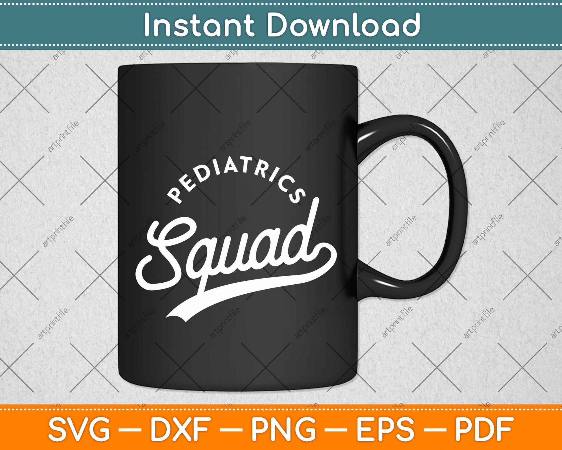 Pediatric Squad Pediatrician Doctor Nurse Therapist Svg Png Dxf Digital Cutting File