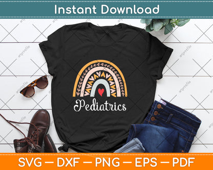 Pediatrics Rainbow Lovers Svg Png Dxf Digital Cutting File