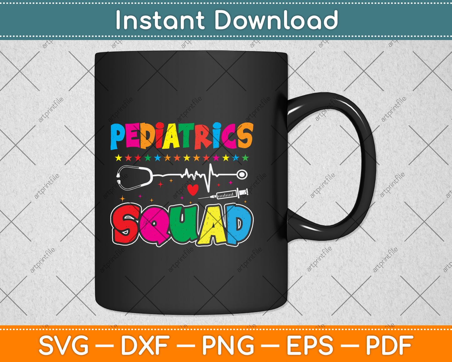 Pediatrics Squad Peds Nurse Svg Png Dxf Digital Cutting File