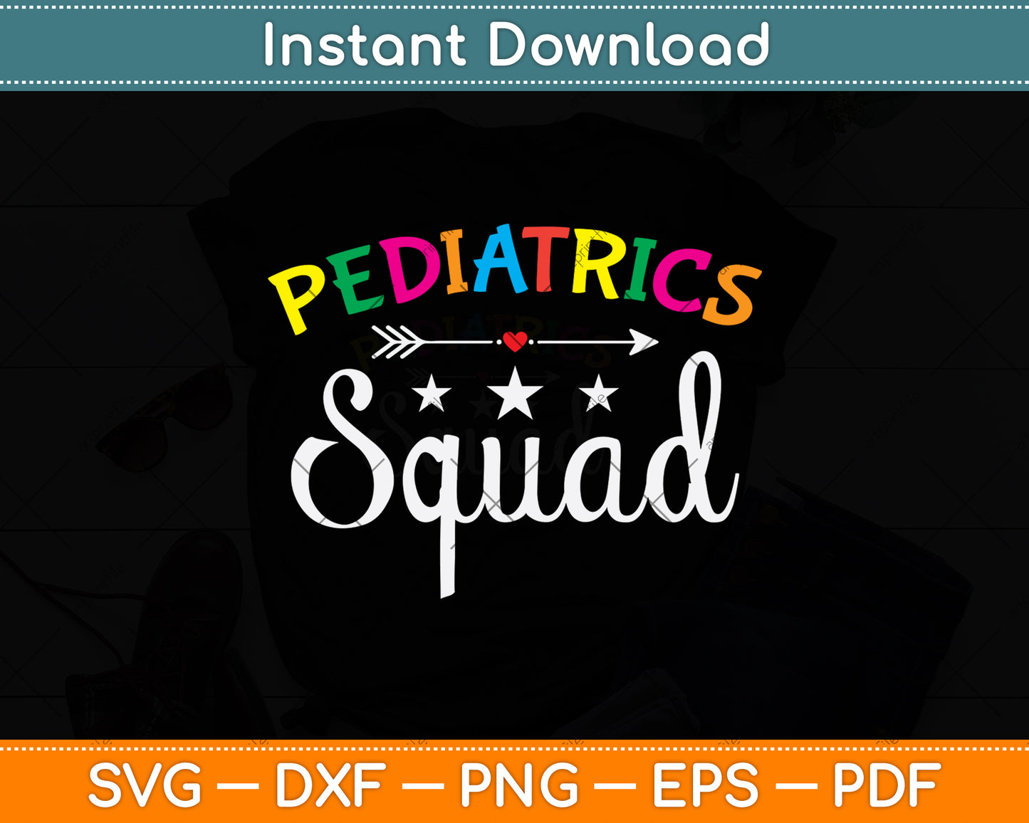 Pediatrics Squad Svg Png Dxf Digital Cutting File