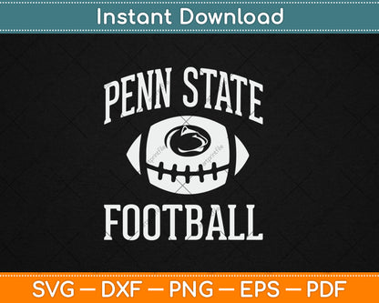 Penn State Nittany Lions Football Intensity Navy Svg Digital Cutting File