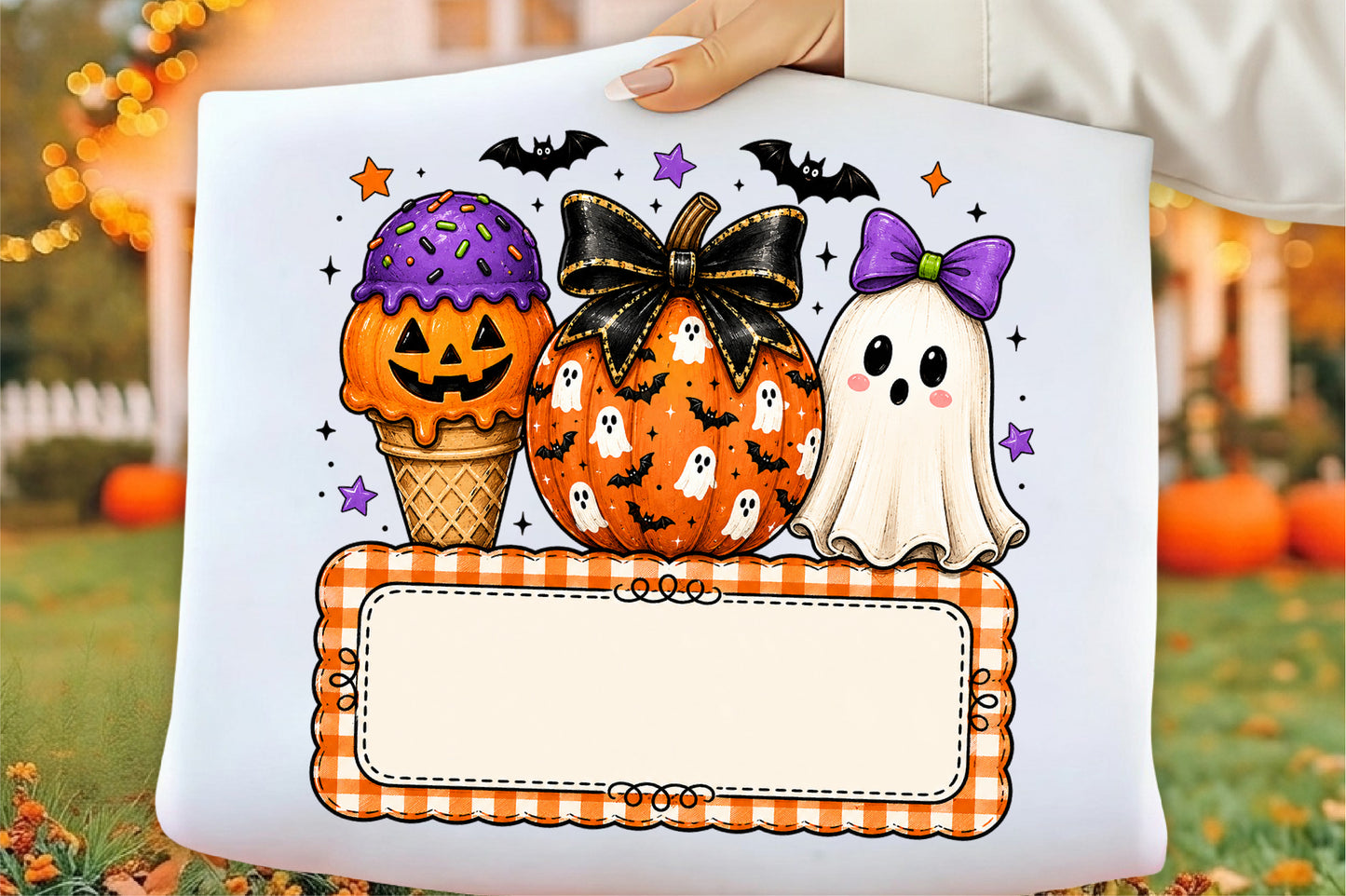 Halloween Kids PNG Bundle Cute Ghost Pumpkin School Designs