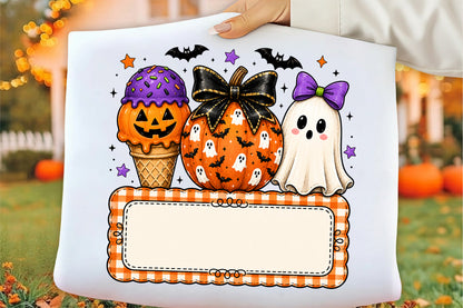 Halloween Kids PNG Bundle Cute Ghost Pumpkin School Designs