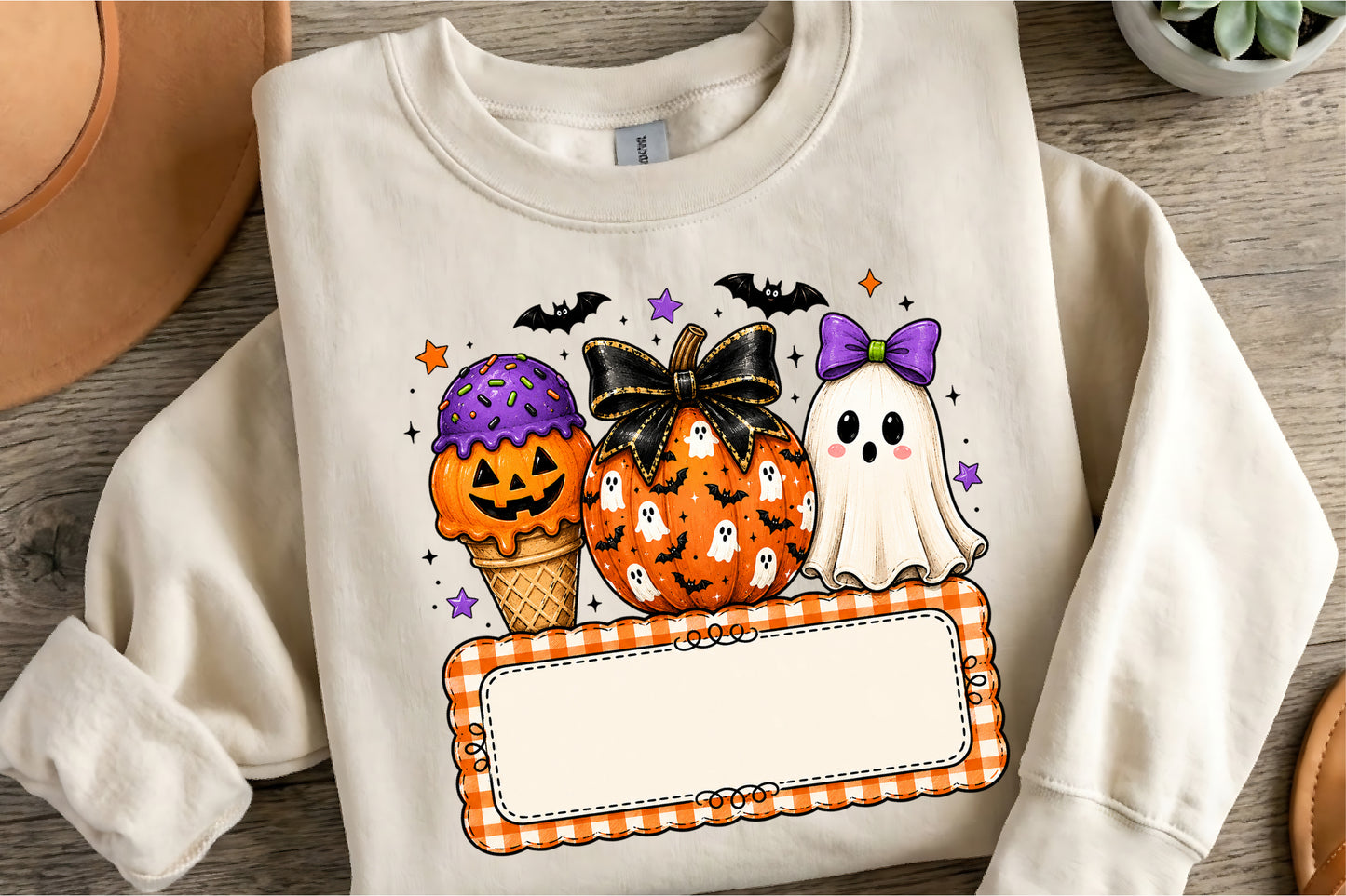 Halloween Kids PNG Bundle Cute Ghost Pumpkin School Designs