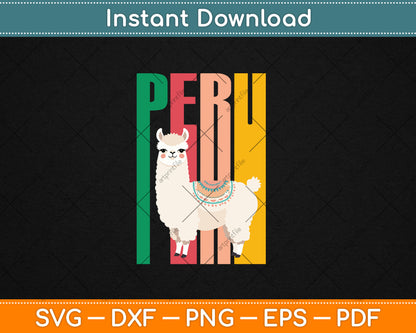 Peru Alpaca Graphic - Peruvian Llama Svg Digital Cutting File