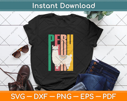 Peru Alpaca Graphic - Peruvian Llama Svg Digital Cutting File