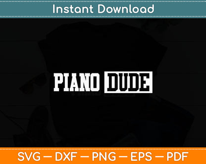 Piano Keyboard Player Musician Pianist Svg Digital Cutting File