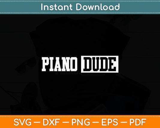 Piano Keyboard Player Musician Pianist Svg Digital Cutting File