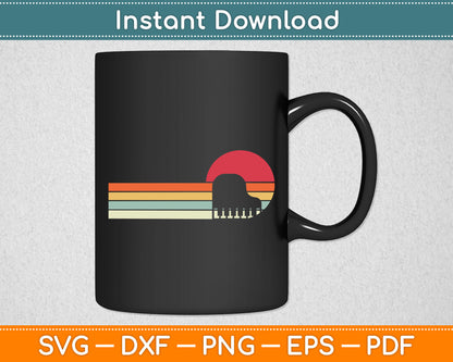 Piano Retro Style Pianist Svg Digital Cutting File