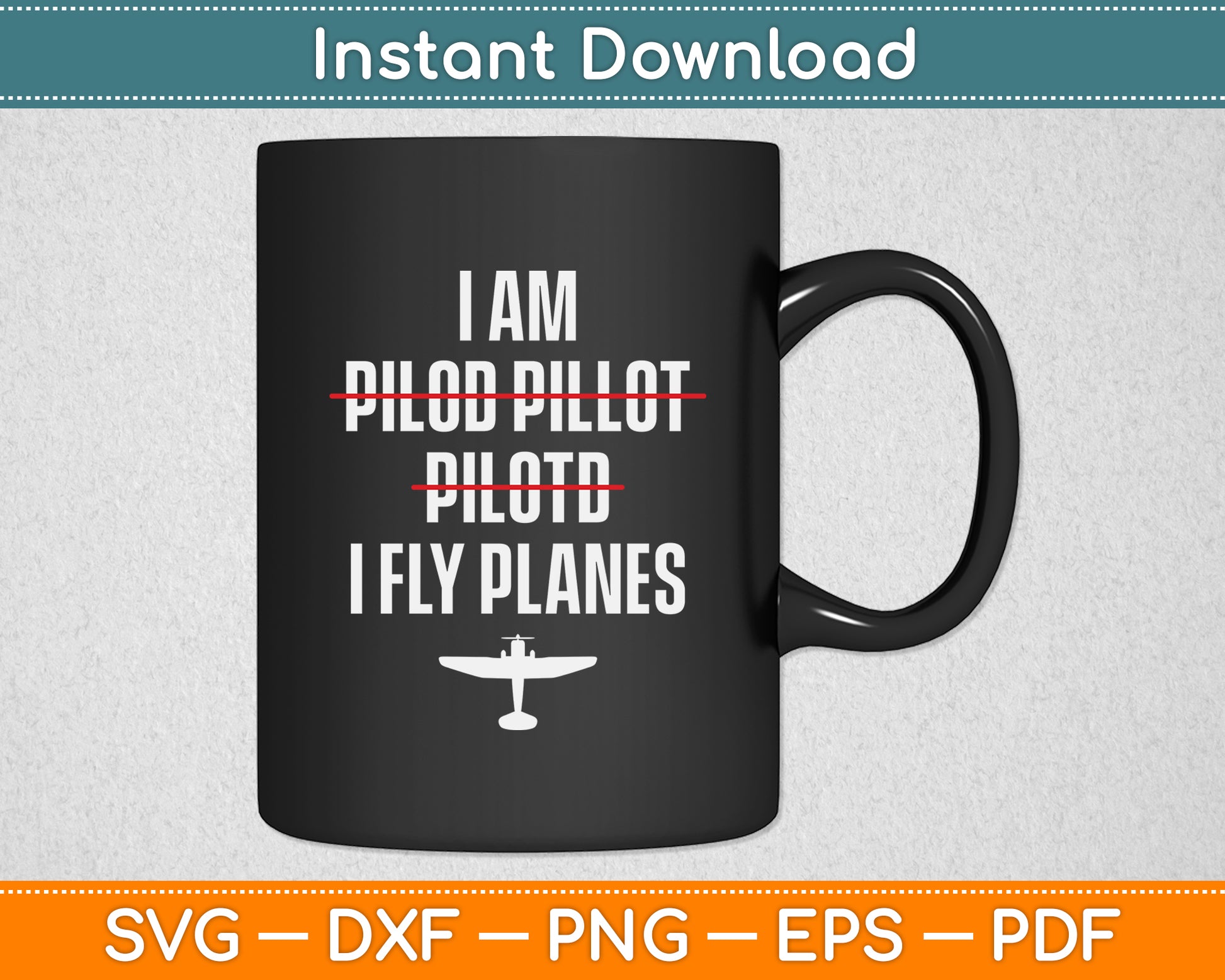 Pilot Flying Aviator Aircraft Aviation Airplane Pilot Funny Svg Png Dxf Digital Cutting File