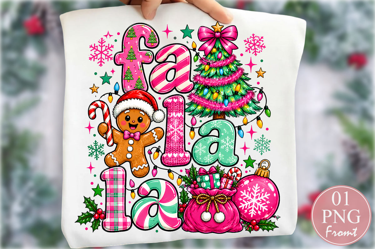 Christmas Is Pastel Coquette Christmas Tree PNG Cute Holiday Sublimation Design