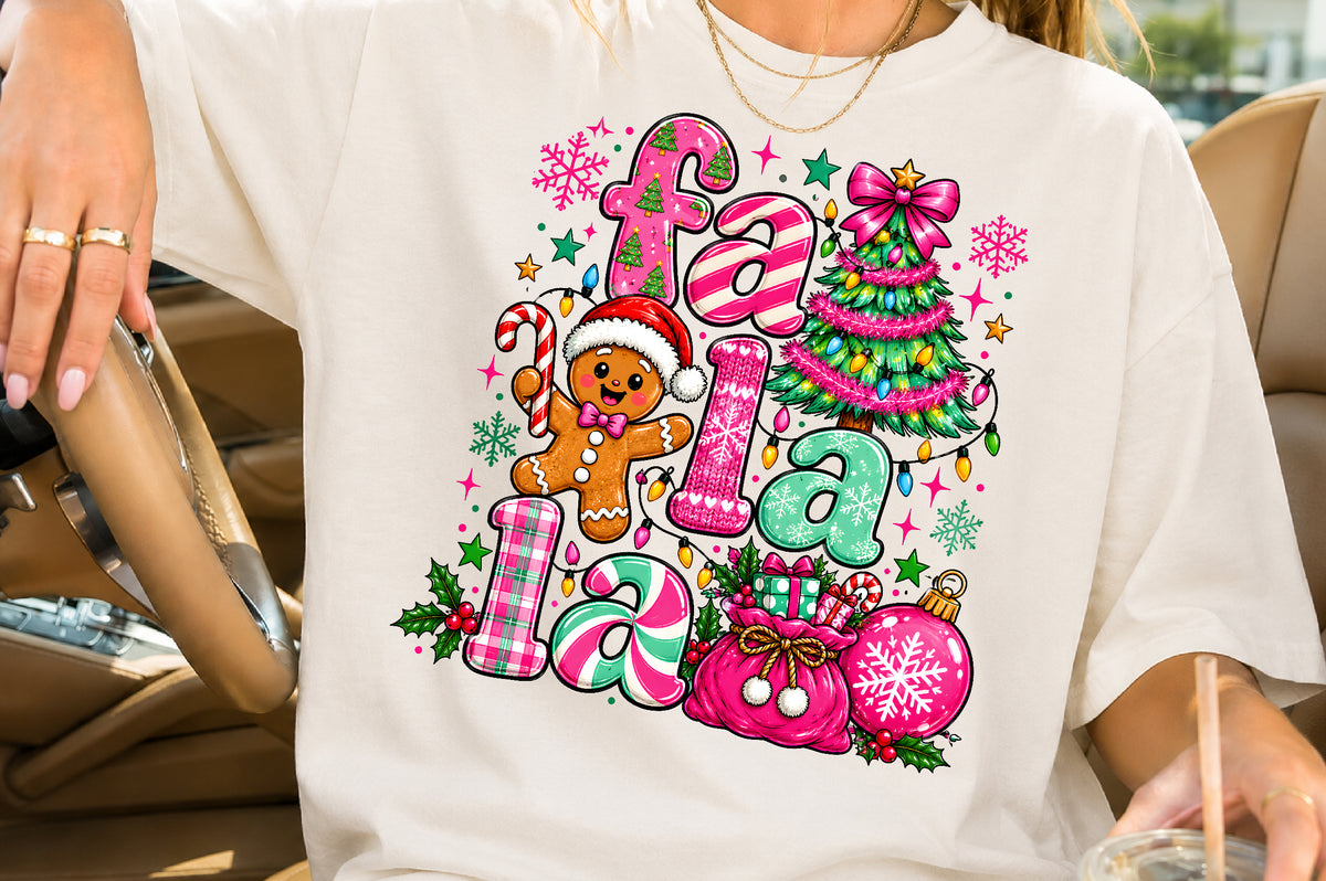 Christmas Is Pastel Coquette Christmas Tree PNG Cute Holiday Sublimation Design