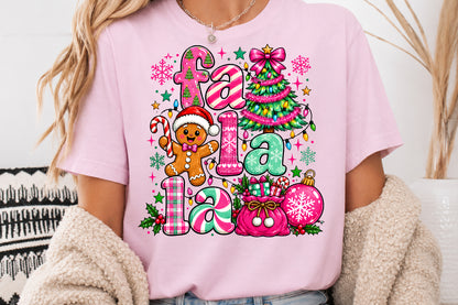Christmas Is Pastel Coquette Christmas Tree PNG Cute Holiday Sublimation Design