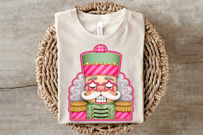 Pink Christmas Nutcracker PNG