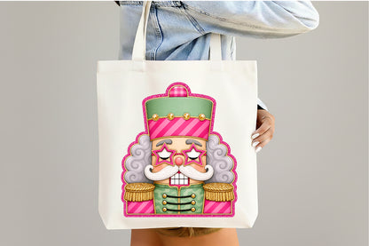 Pink Christmas Nutcracker PNG