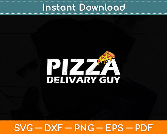 Pizza Delivery Guy Pizza Lovers Svg Digital Cutting File