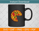 Pizza Missing A Slice Matching Set Couple Svg Digital Cutting File