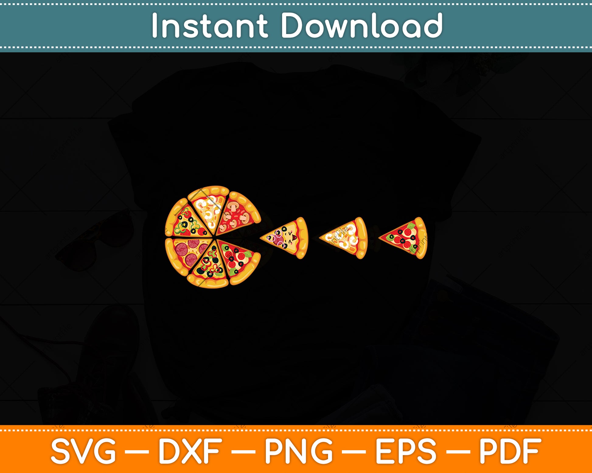 Pizza Pie Slice Pizza Lover Svg Digital Cutting File