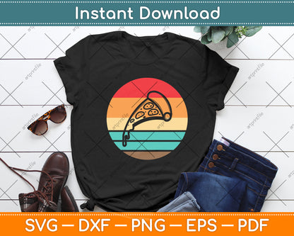 Pizza Vintage Retro Style Svg Digital Cutting File