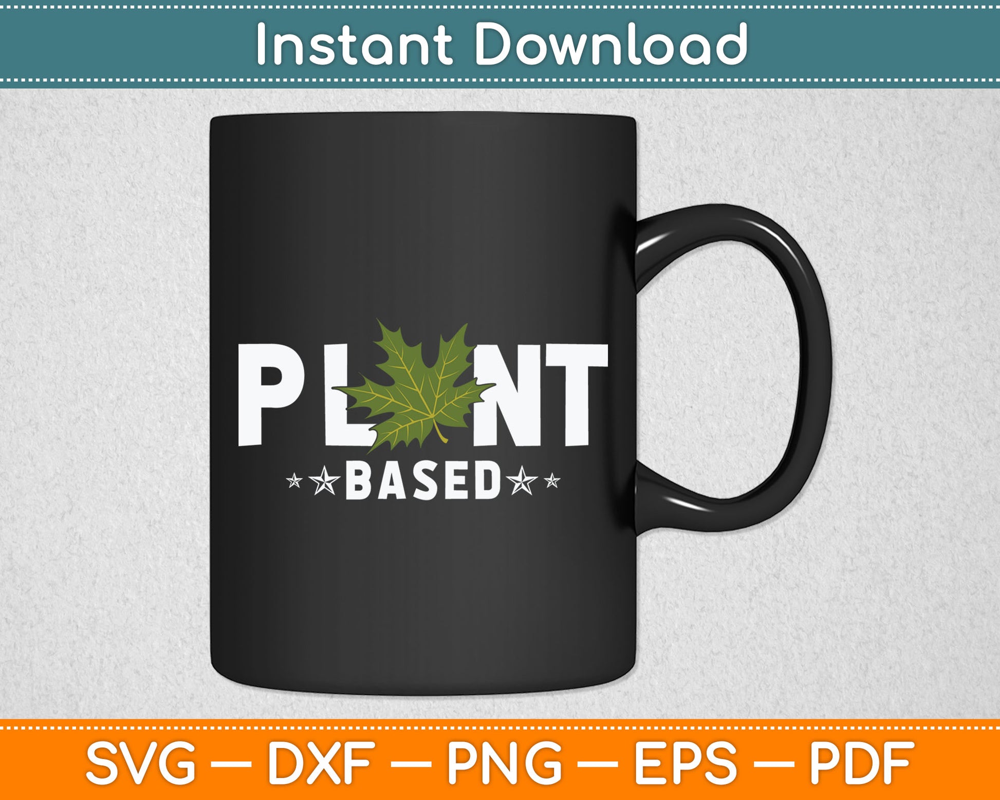 Plant Based Marijuana Leaf Weed Joint Pot Smoker Vegan Svg Digital Cutting File