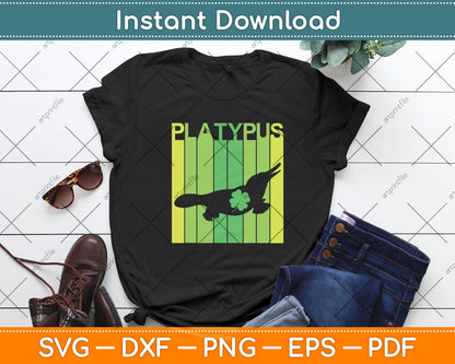 Platypus Vintage Retro Svg Png Dxf Digital Cutting File
