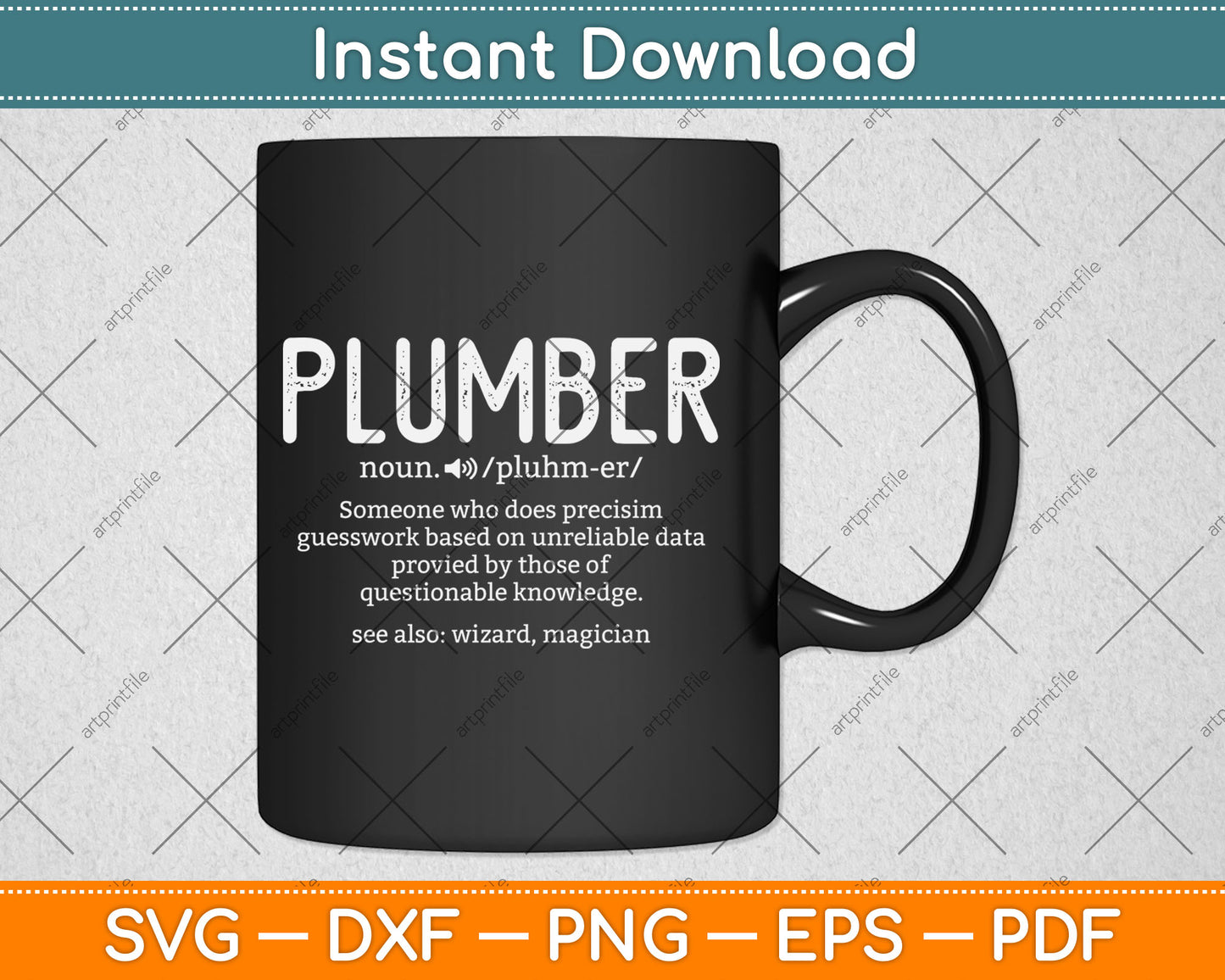 Plumber Definition Plumbing Dictionary Funny Plumber Svg Digital Cutting File