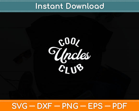 Pocket Cool Uncles Club Pregnancy Announcement For Uncle Svg Digital Cutting File