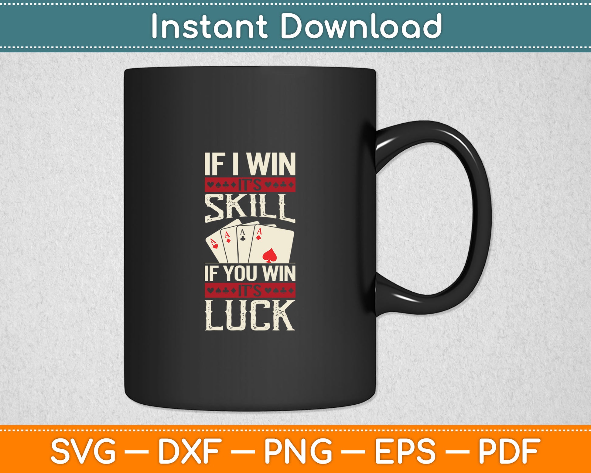 Poker Gambling Gambler Casino Card Game Hand Bluff Fold Svg Digital Cutting File