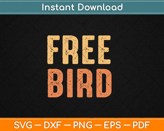 PopSocket Free Bird By Ronnie Van Zant & A Collins Svg Digital Cutting File