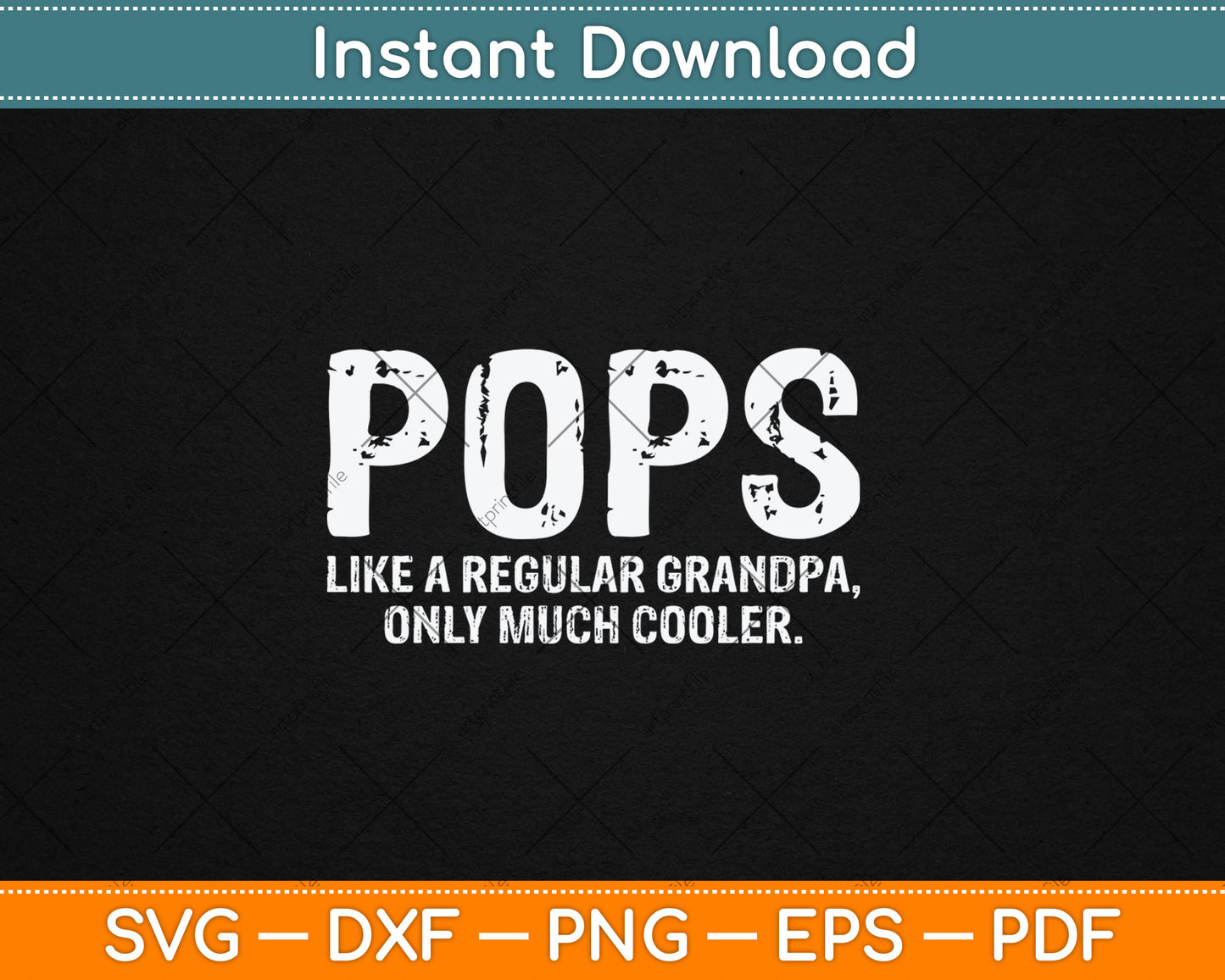 Pops Definition Funny Grandpa Fathers Day Svg Digital Cutting File