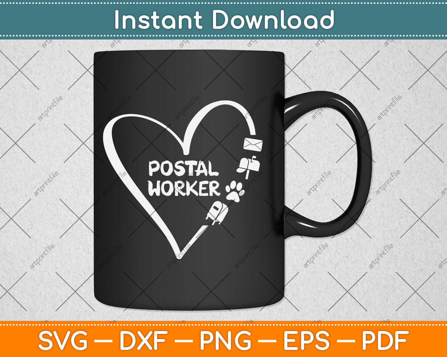Postal Worker Delivery Service Post Office World Post Day Svg Digital Cutting File