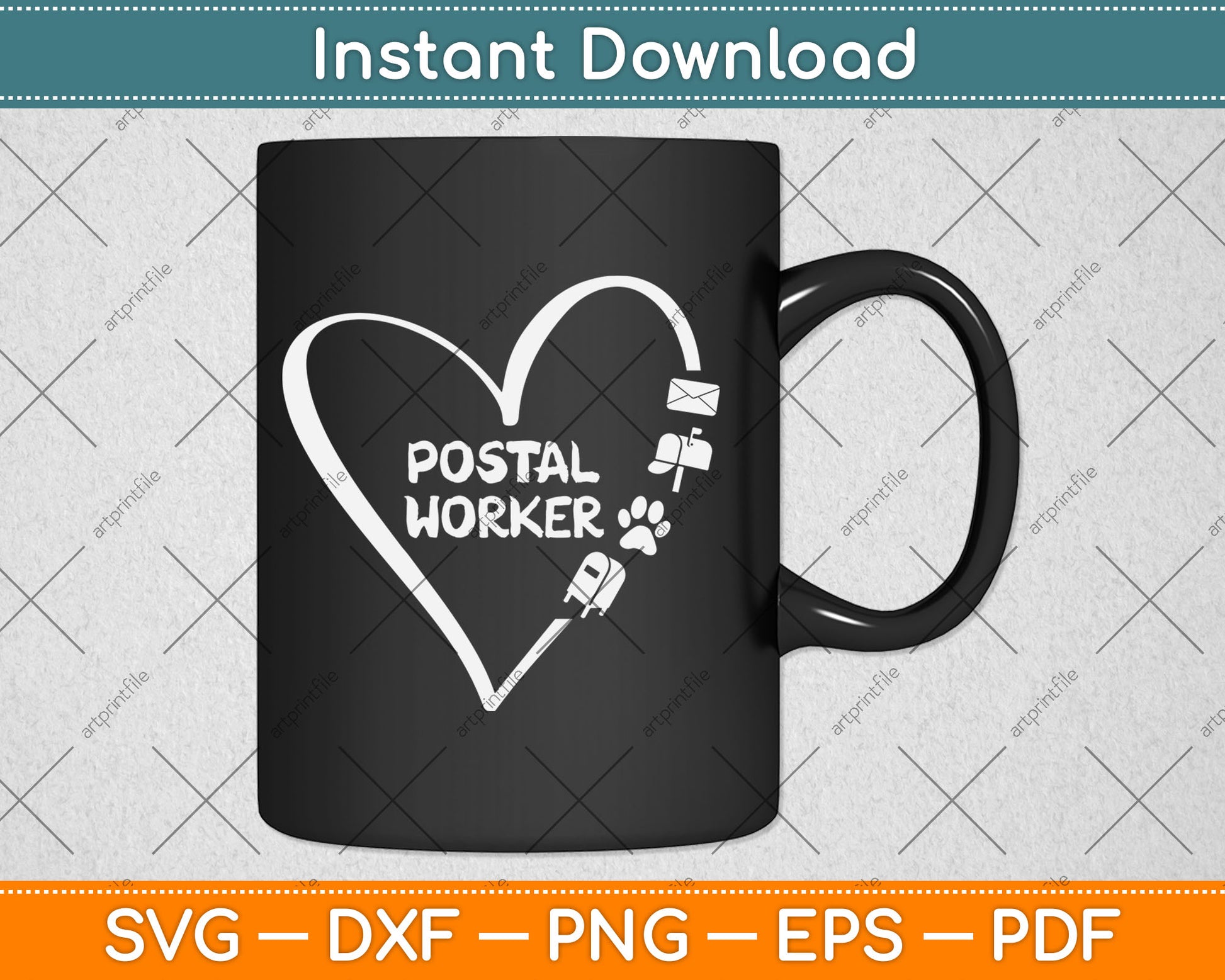 Postal Worker Delivery Service Post Office World Post Day Svg Digital Cutting File