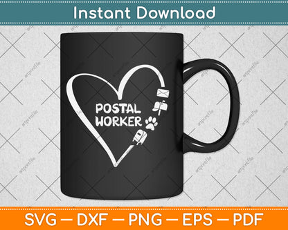 Postal Worker Delivery Service Post Office World Post Day Svg Digital Cutting File