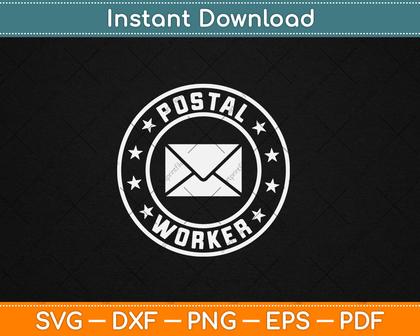 Postal Worker Delivery Service Post Office World Post Day Svg Digital Cutting File