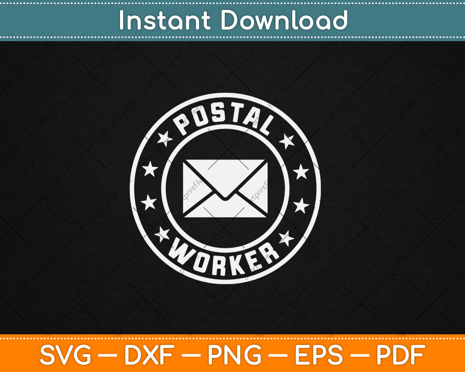 Postal Worker Delivery Service Post Office World Post Day Svg Digital Cutting File