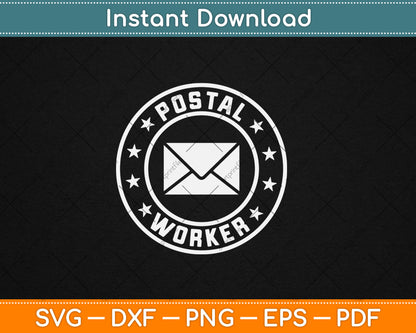 Postal Worker Delivery Service Post Office World Post Day Svg Digital Cutting File