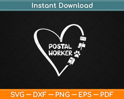 Postal Worker Delivery Service Post Office World Post Day Svg Digital Cutting File