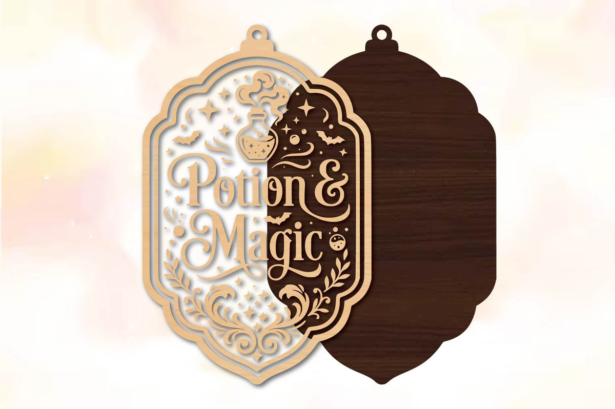 Potion & Magic Halloween Laser Cut SVG