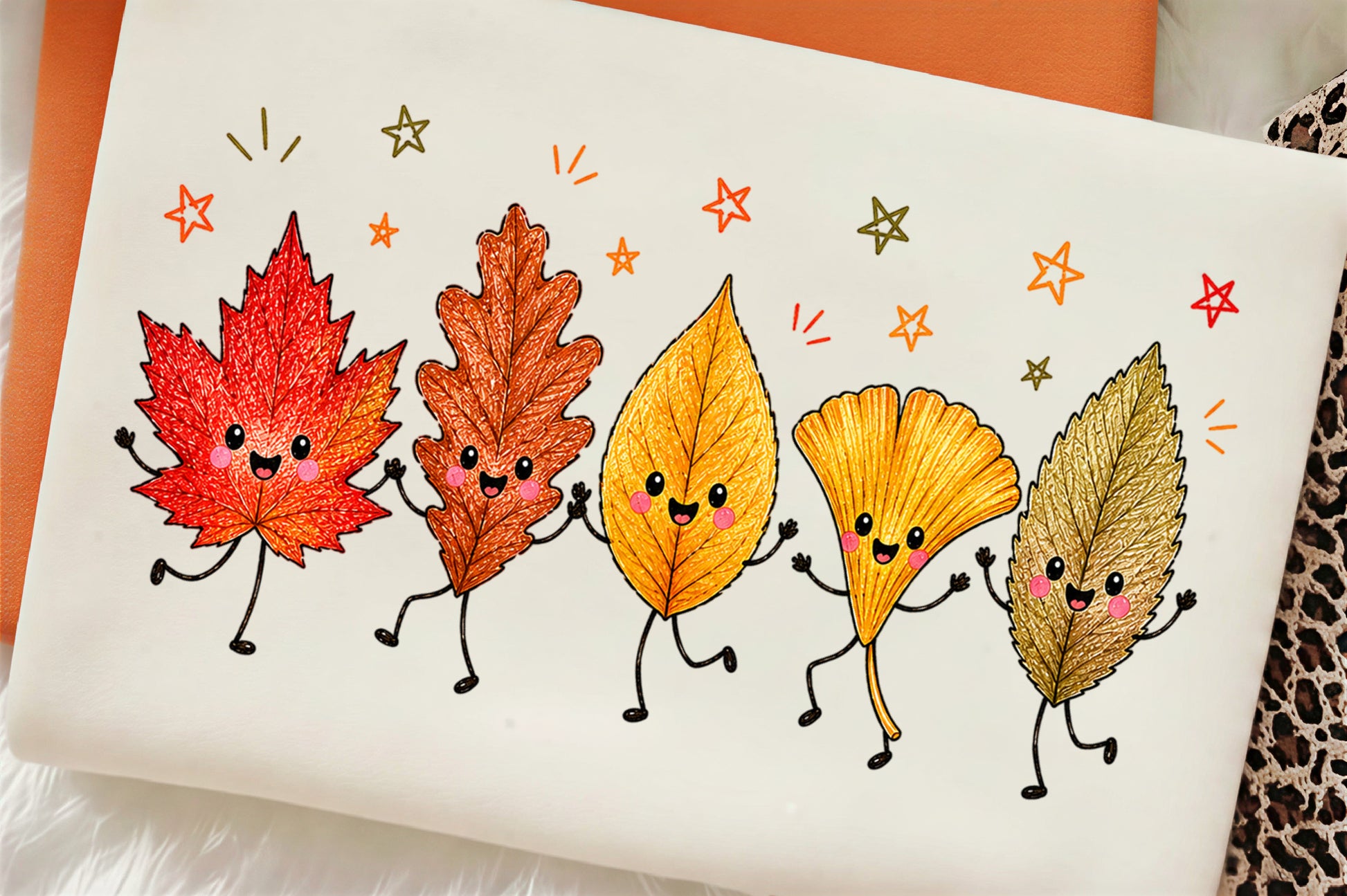 Preppy Autumn Pumpkin PNG Bundle Cute Fall Halloween Thanksgiving Clipart