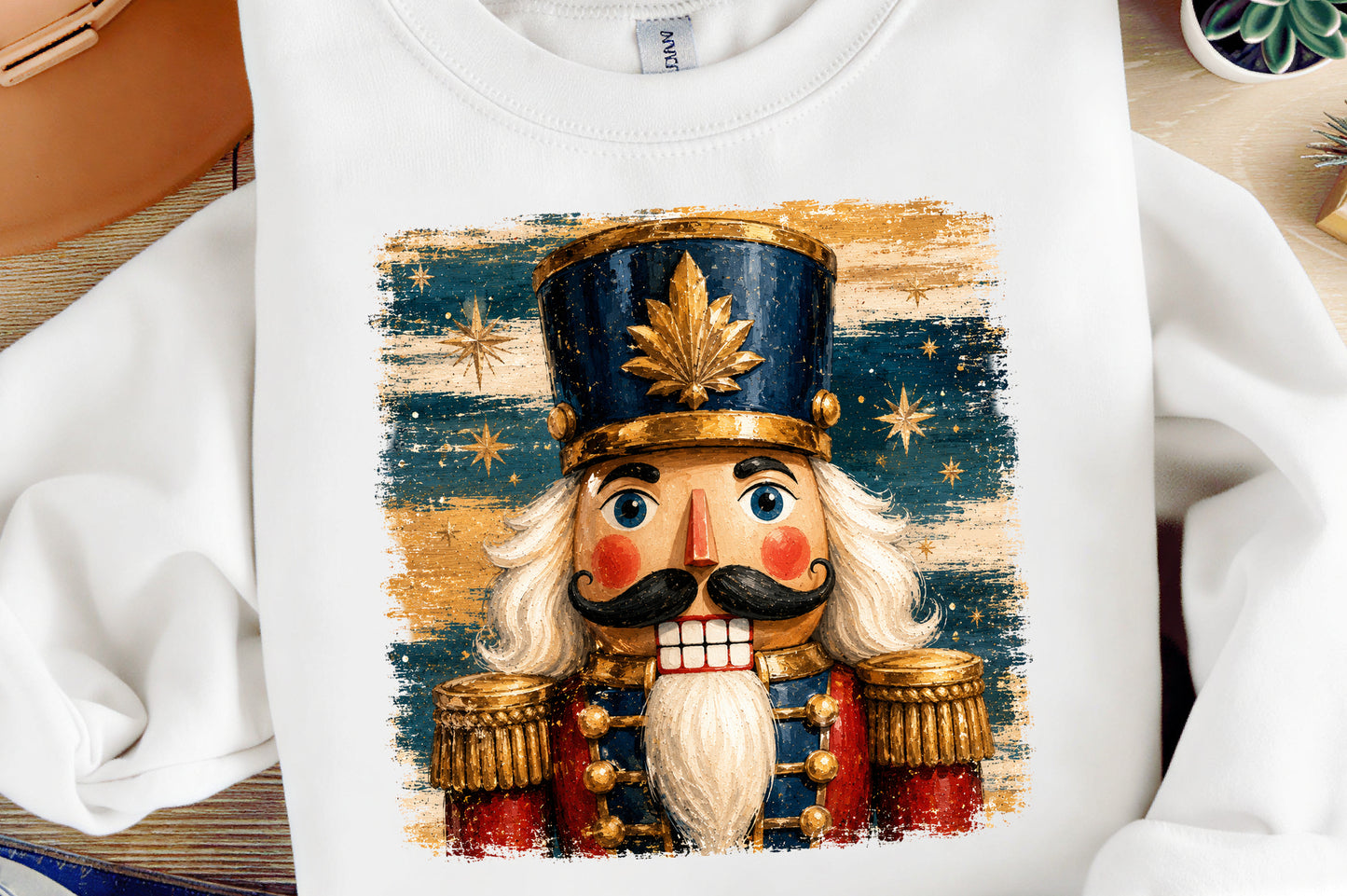 Preppy Christmas Nutcracker PNG  Vintage Holiday Sublimation