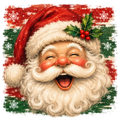 Christmas Santa Claus PNG  Cute Vintage Santa Holiday Sublimation