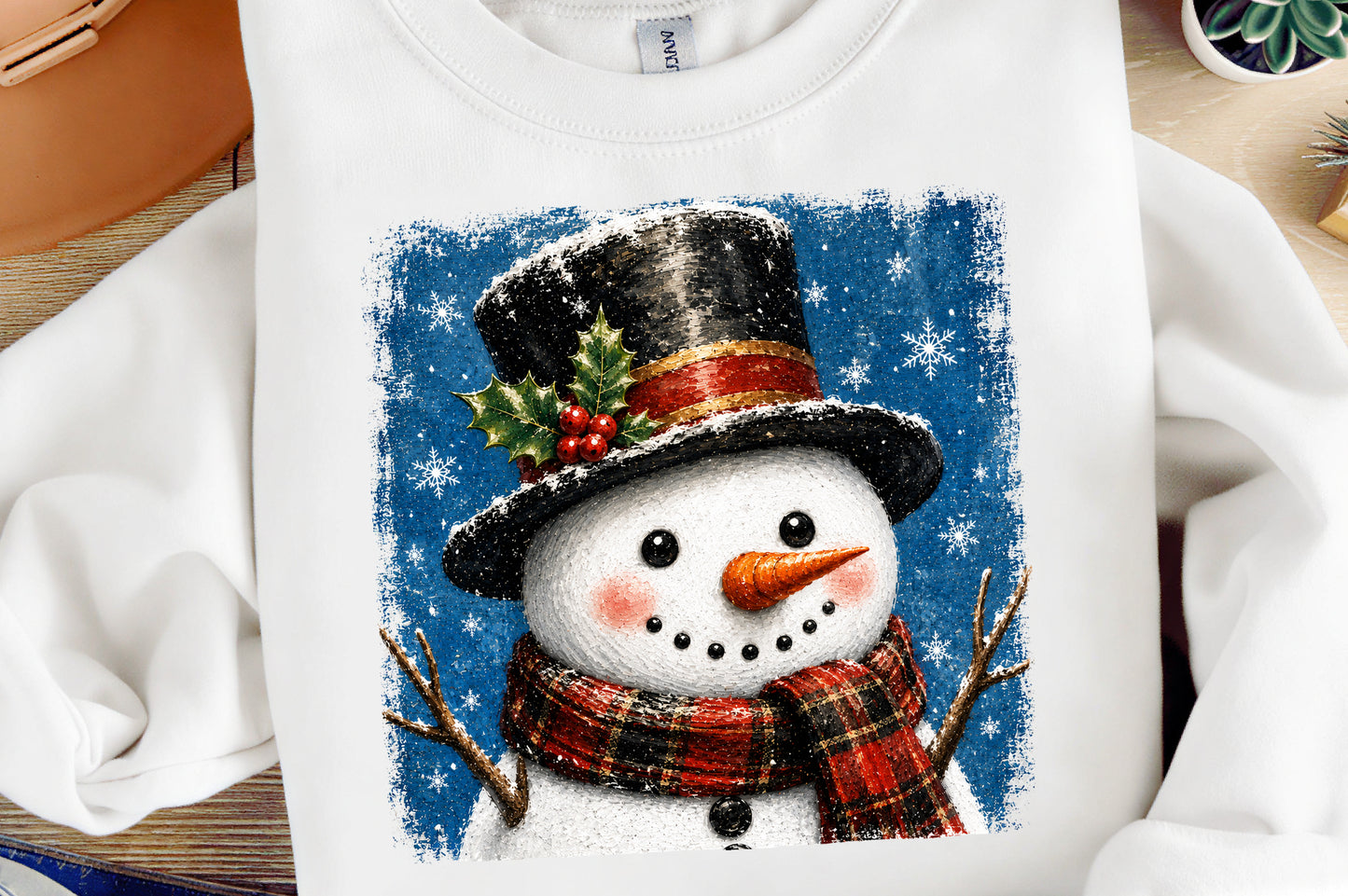 Christmas Snowman PNG  Cute Holiday Snowman Sublimation Design